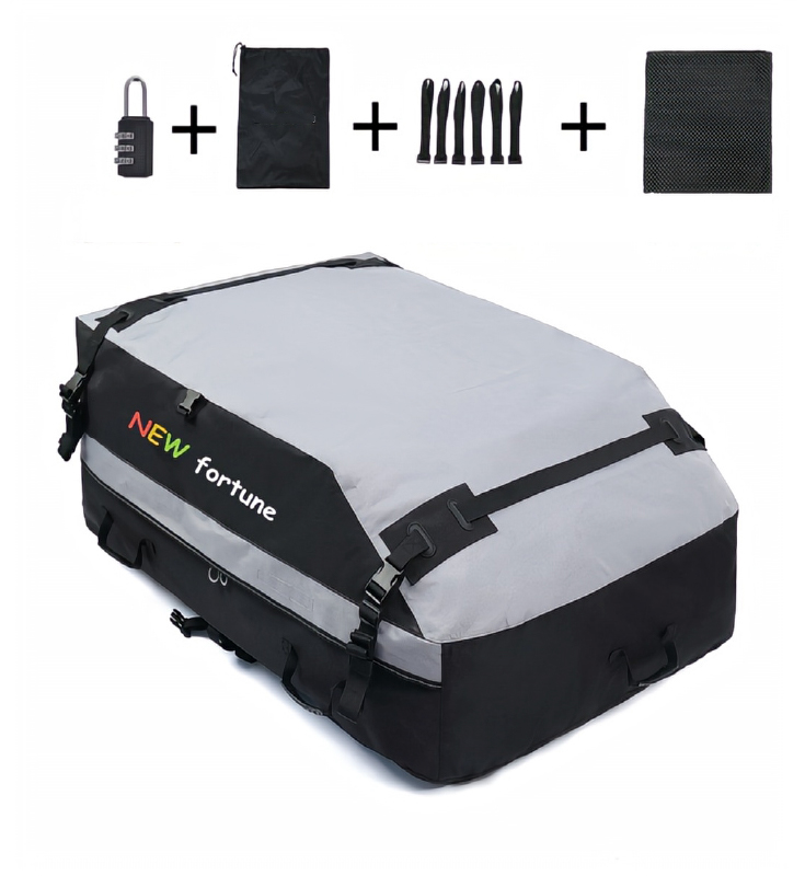 FO-23 Waterproof Car Roof Top Bag 21 Cubic Foot Luggage Carrier Para sa Mga Panlabas na Aktibidad, Jeep Roof Cargo Bag